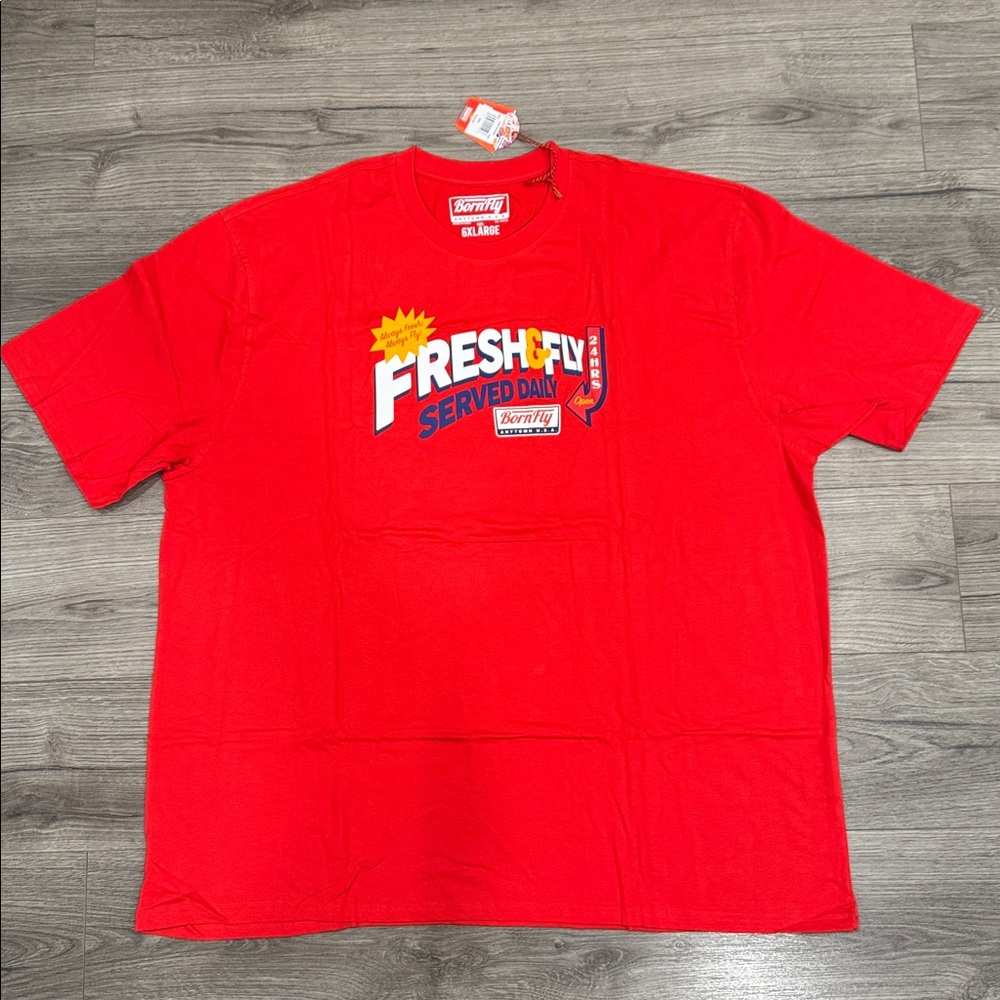 Born Fly Fresh & Fly Served Daily Men’s Size 6 Extra Large